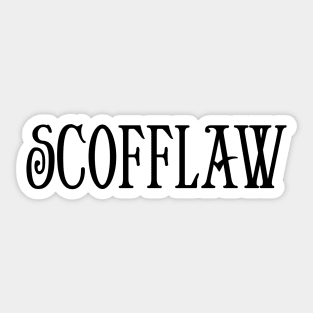 Scofflaw Sticker